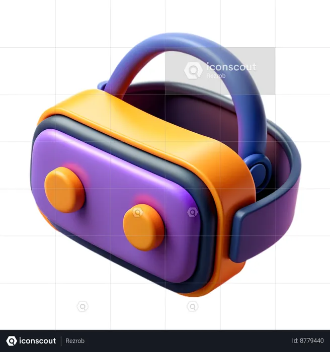 Vr Headset  3D Icon