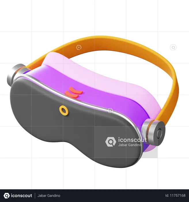 VR Headset  3D Icon