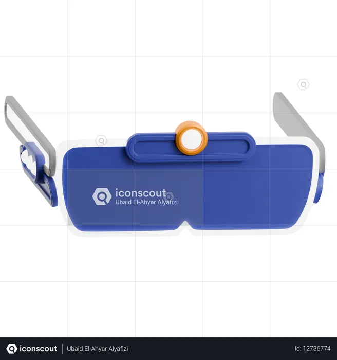 Vr Headset With Sensors  3D Icon