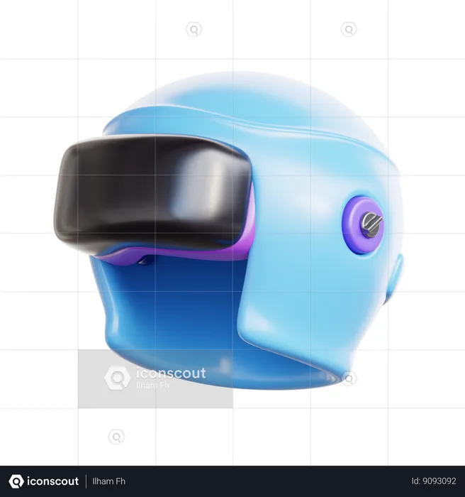 VR Helmet  3D Icon