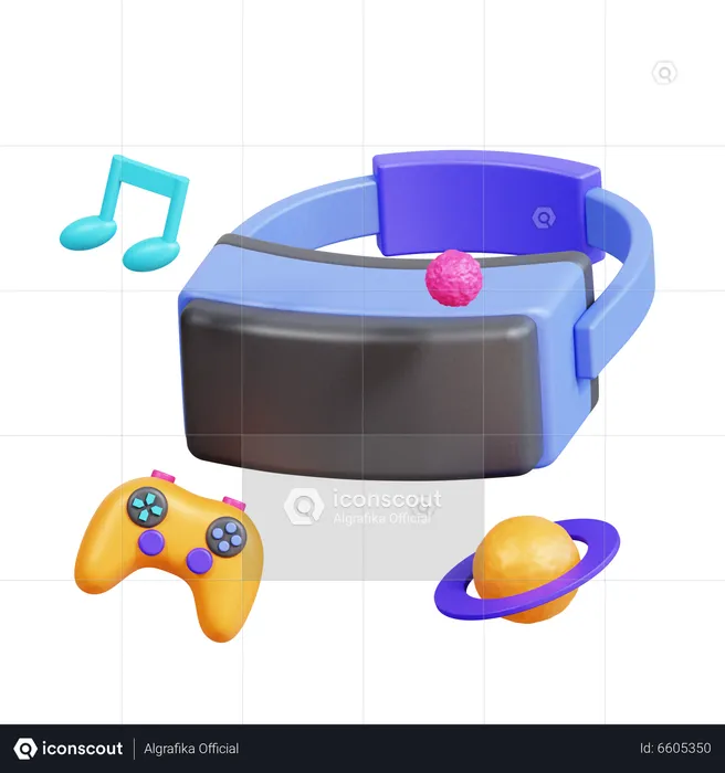 Mundo VR  3D Icon