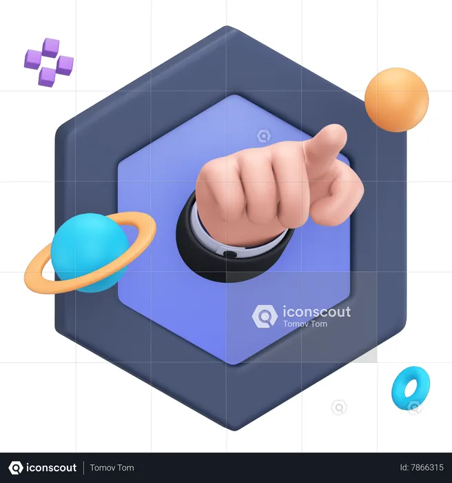 Vr Portal  3D Icon