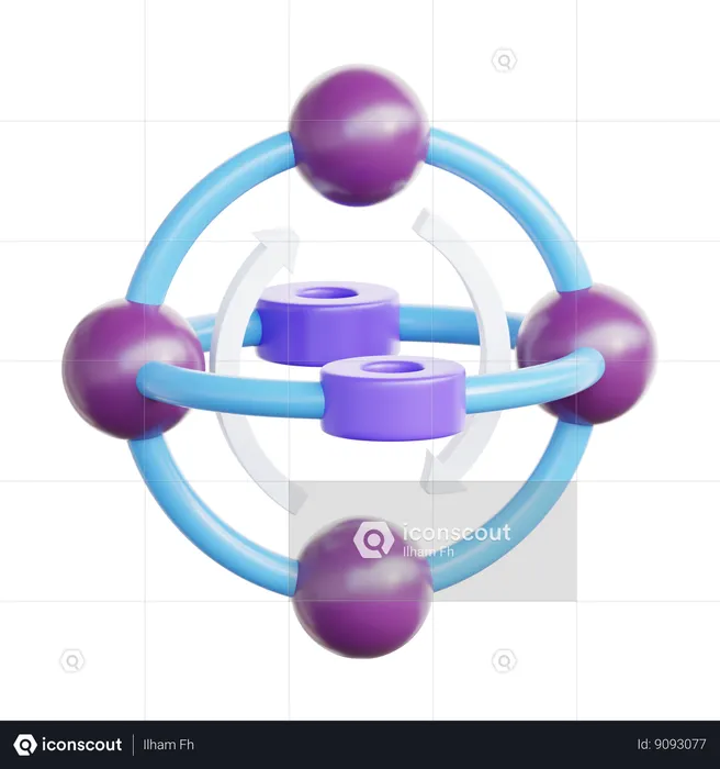 Rotation de la sphère VR  3D Icon