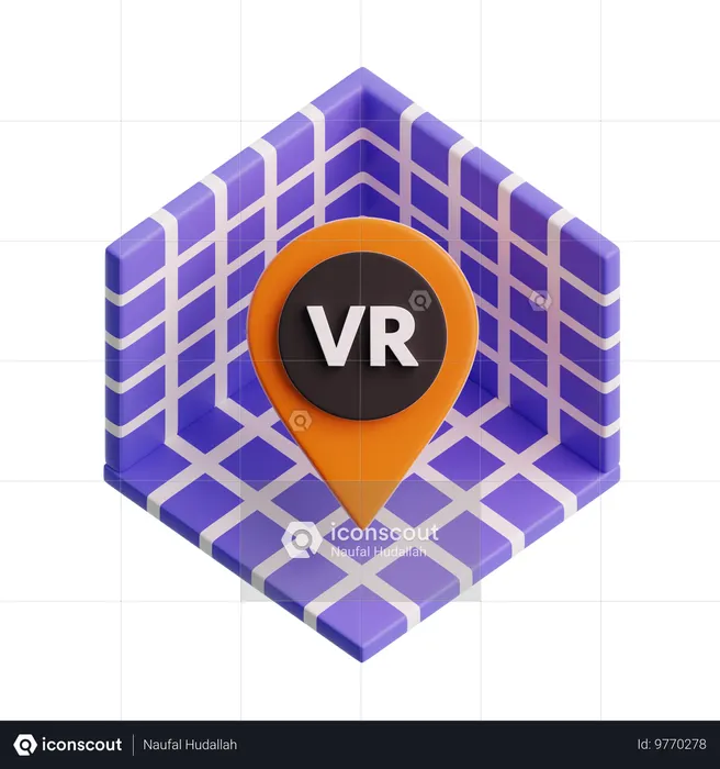 VR technology  3D Icon