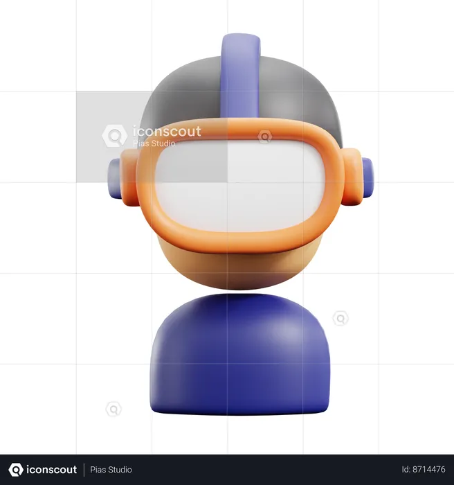 Vr User  3D Icon