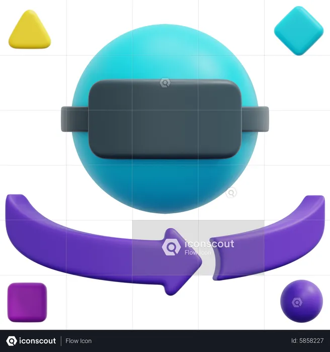 Vr User  3D Icon