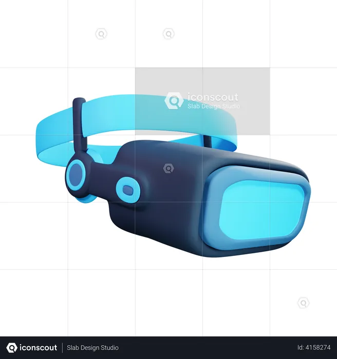 Verre VR  3D Illustration