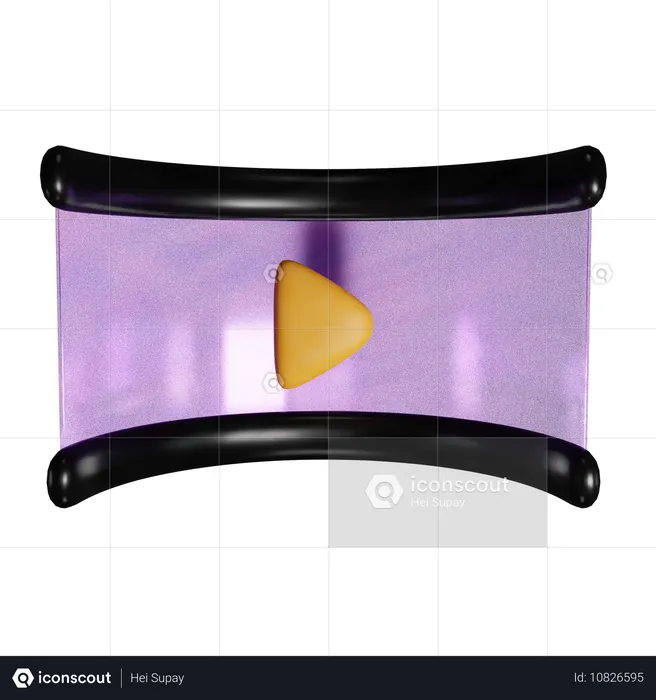 Vr Video  3D Icon