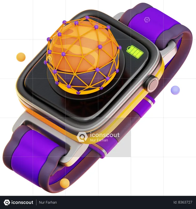 VR WATCH  3D Icon