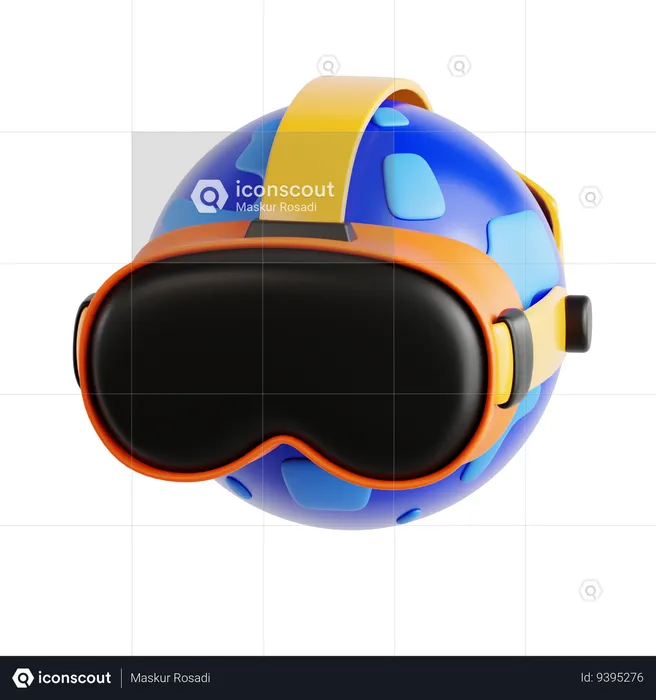 Vr World  3D Icon