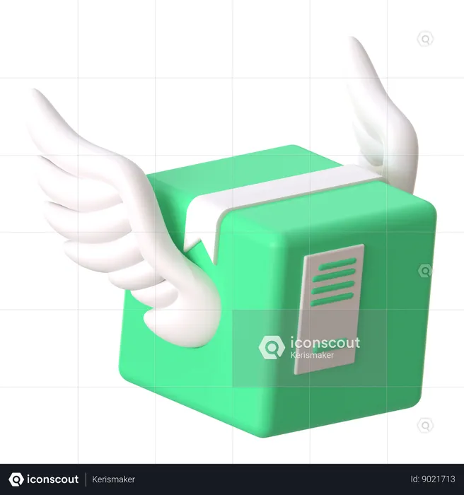 Entrega de vuelo  3D Icon