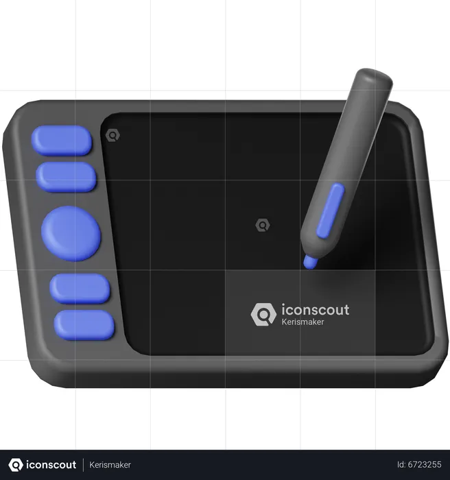 Tablet wacom  3D Icon