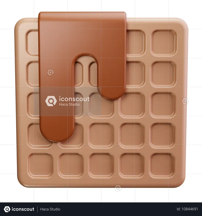 Waffle  3D Icon