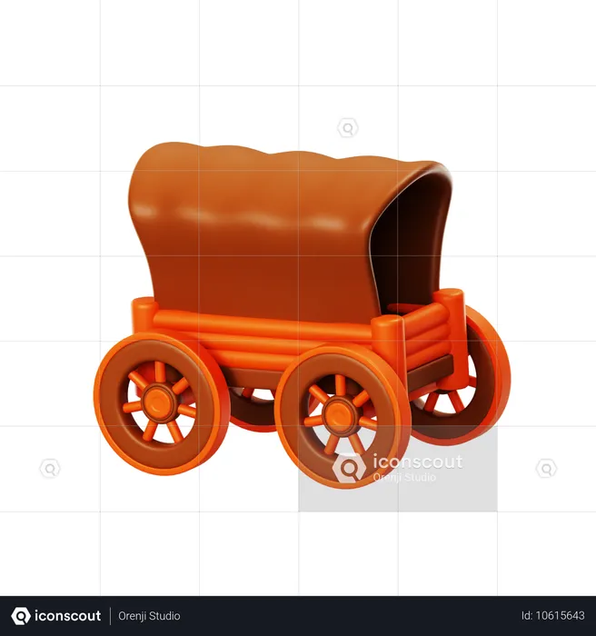 Wagon  3D Icon