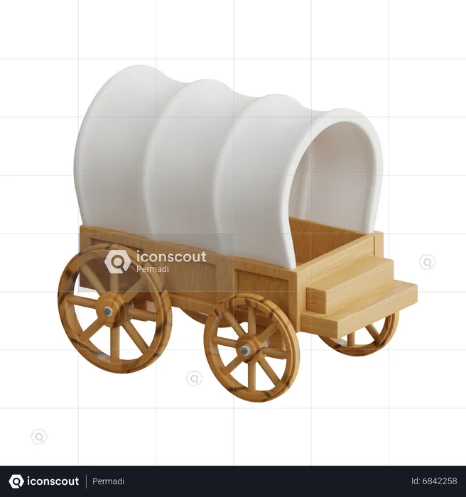 Wagon  3D Icon