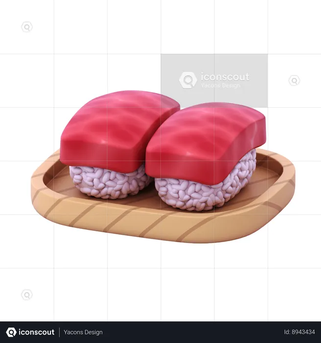 Nigiri Wagyu  3D Icon