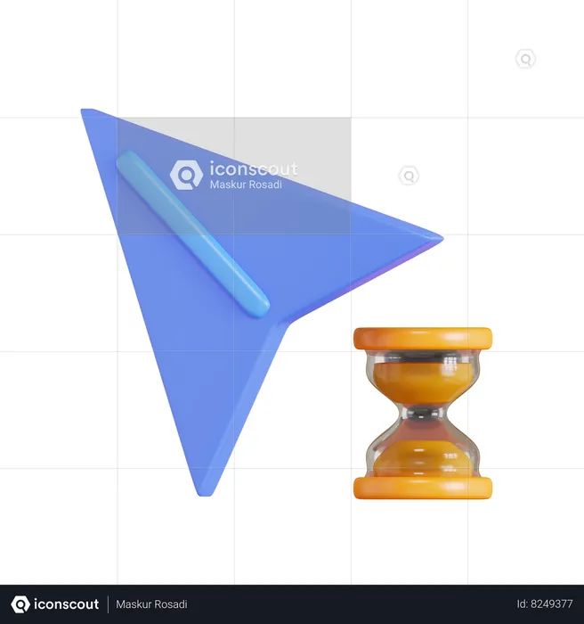 Wait Cursor  3D Icon