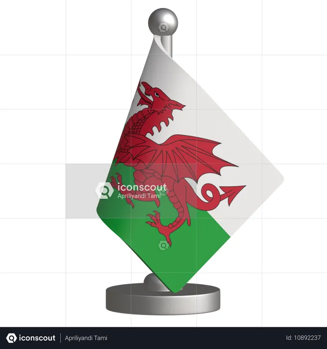 Wales  3D Icon