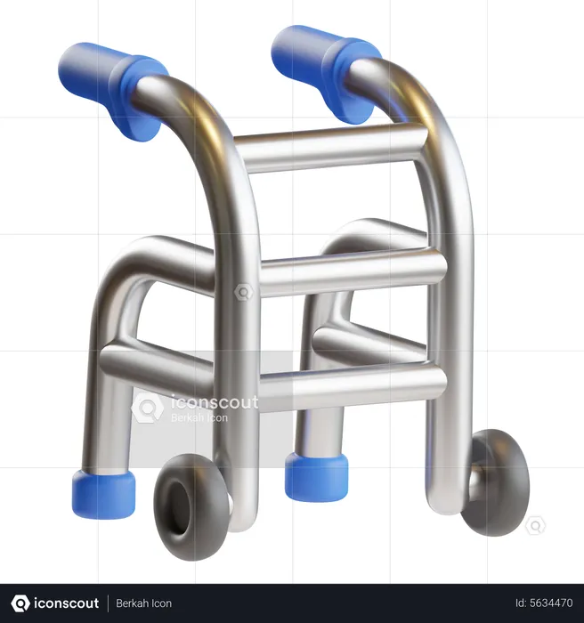 Walker with Wheels  3D Icon