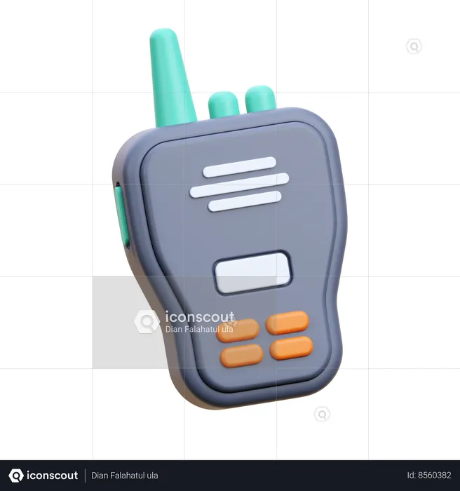 Walkie-talkies  3D Icon