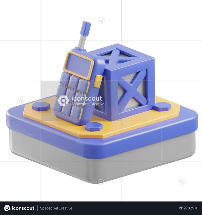 Walkie-talkies  3D Icon