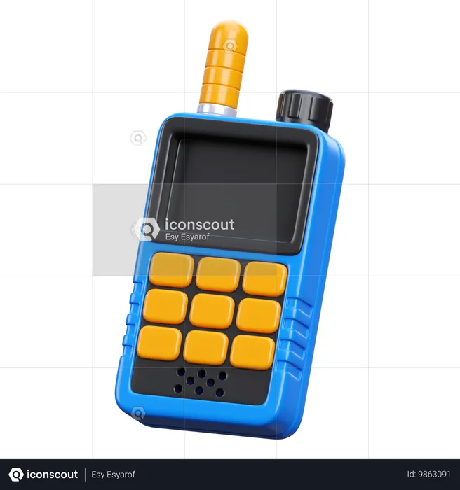 Walkie Talkies  3D Icon