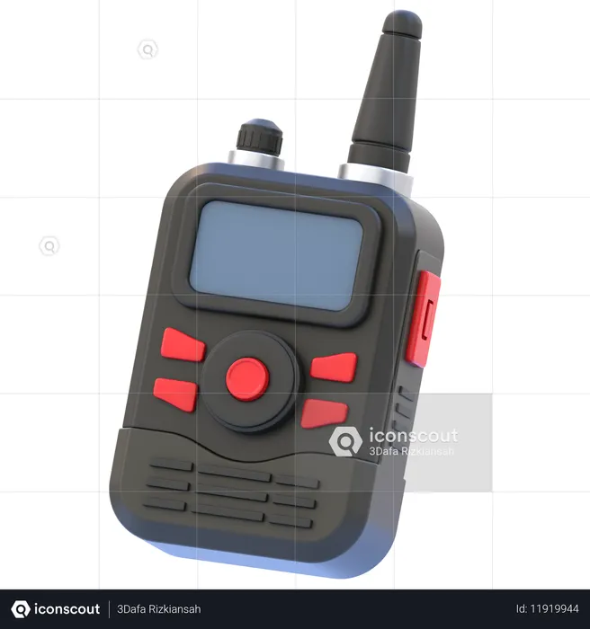 トランシーバー  3D Icon