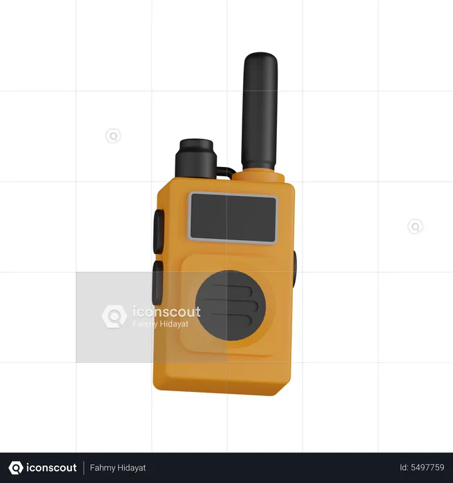 Walkie Talkie  3D Icon