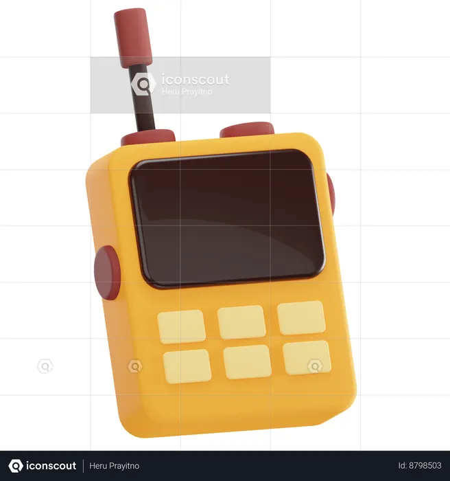 Walkie Talkie  3D Icon