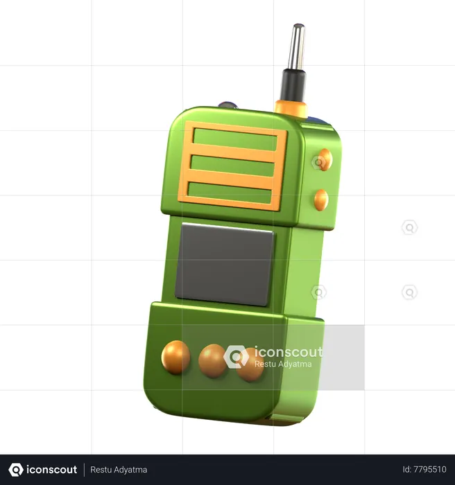 Walkie Talkie  3D Icon