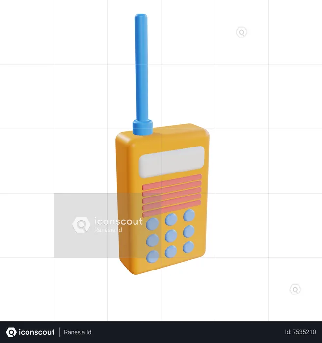 Walkie Talkie  3D Icon