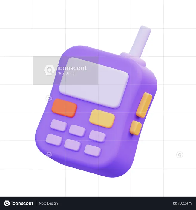 Walkie Talkie  3D Icon