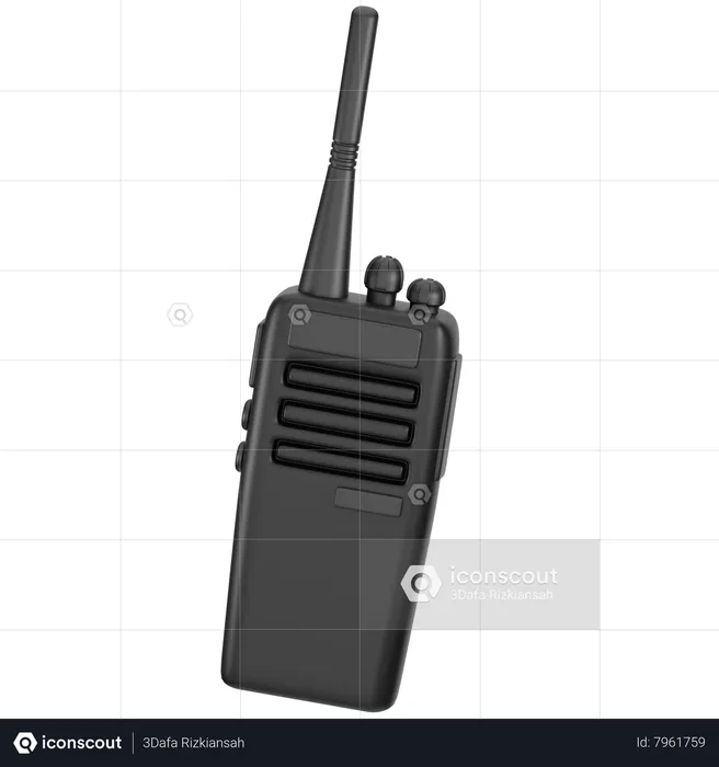 Walkie Talkie  3D Icon