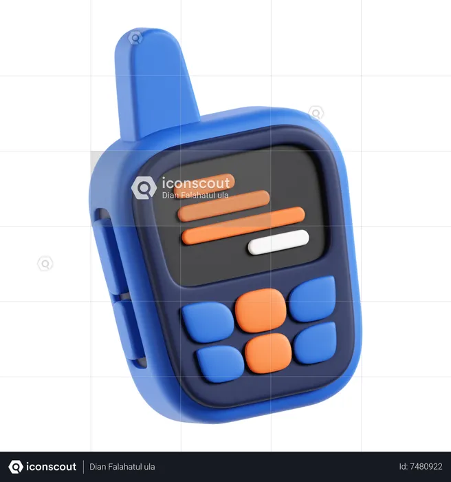 Walkie Talkie  3D Icon