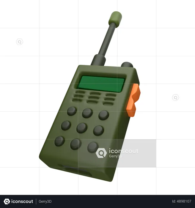 Walkie Talkie  3D Icon