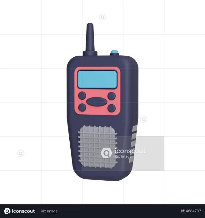 Walkie Talkies  3D Illustration