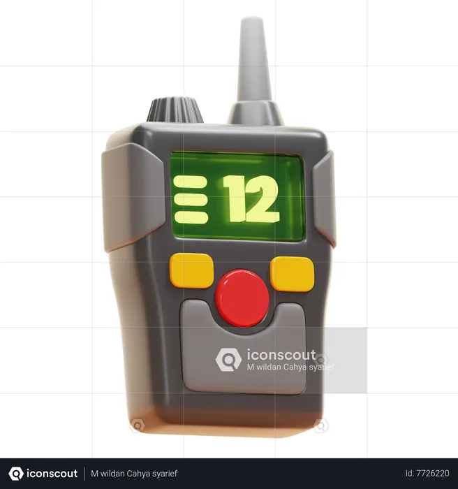 WALKIE TALKIE  3D Icon
