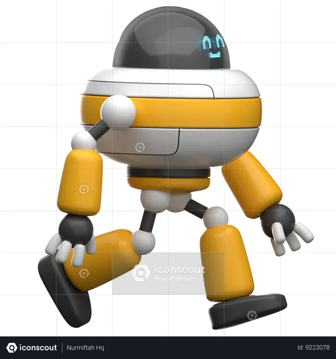 Walking Robot  3D Illustration