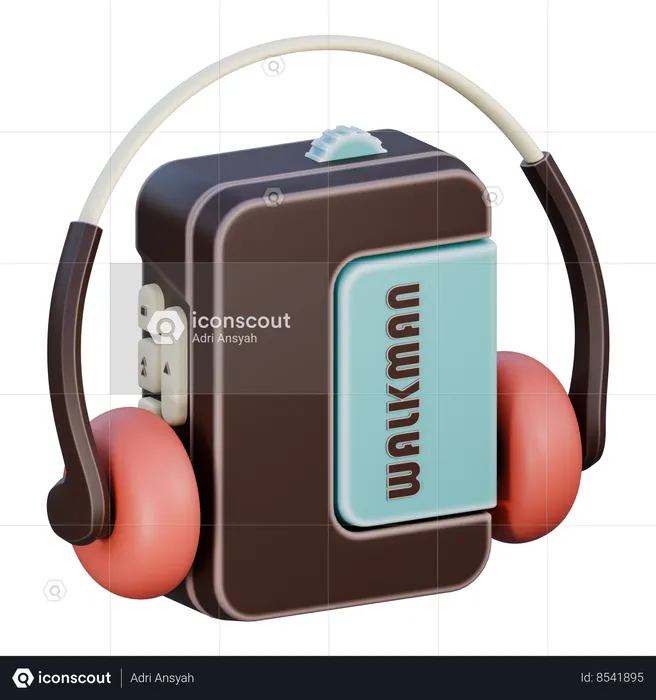 Walkman  3D Icon