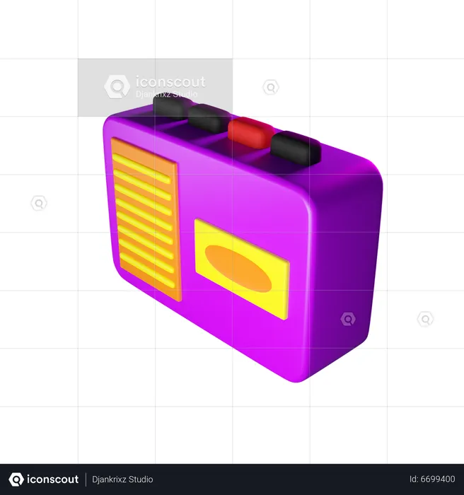 Walkman  3D Icon