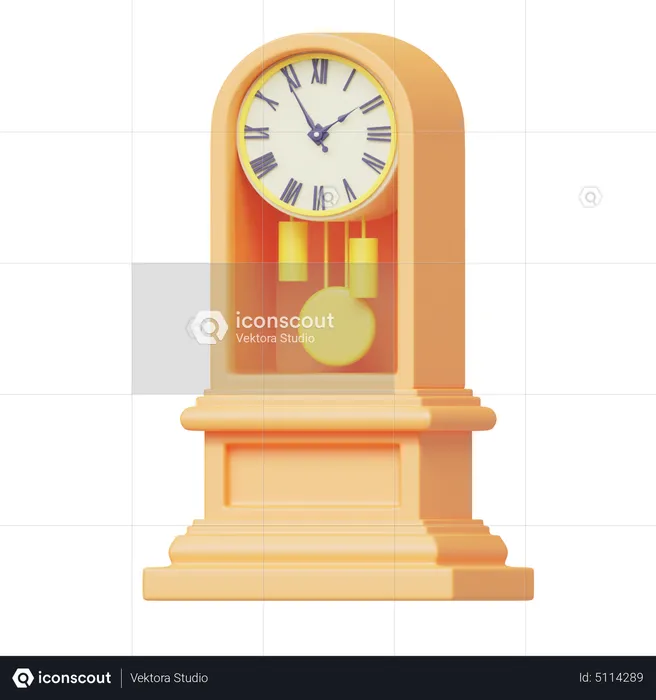 Wall Clock  3D Icon