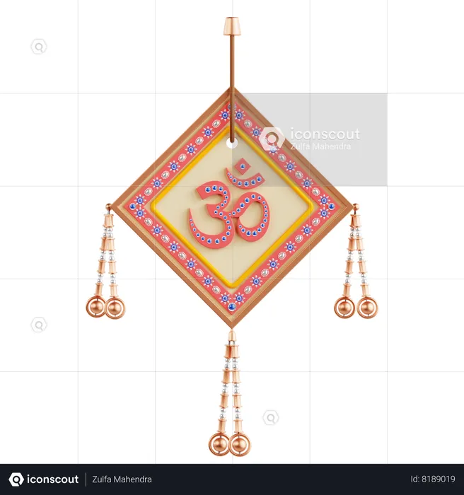 Wall Hanging  3D Icon