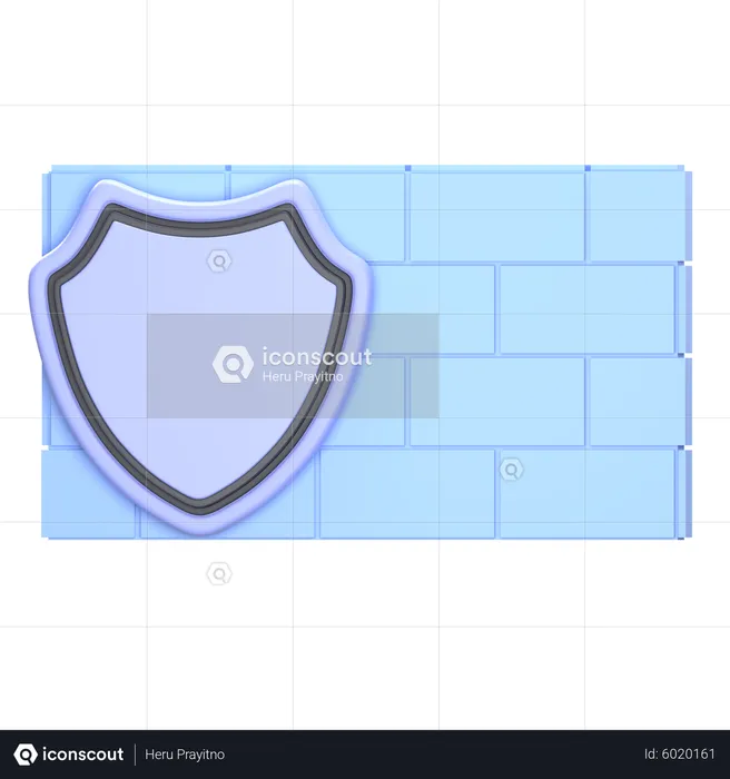 Wall Shield  3D Icon