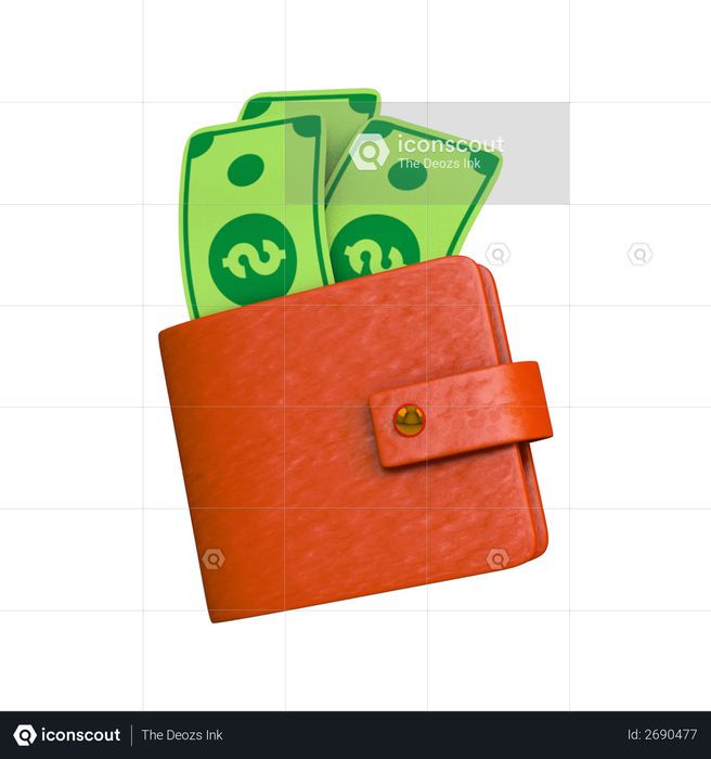 Wallet 3D Illustration