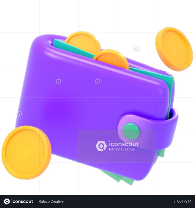 Wallet  3D Icon