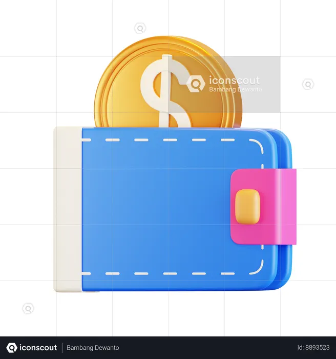 Wallet  3D Icon