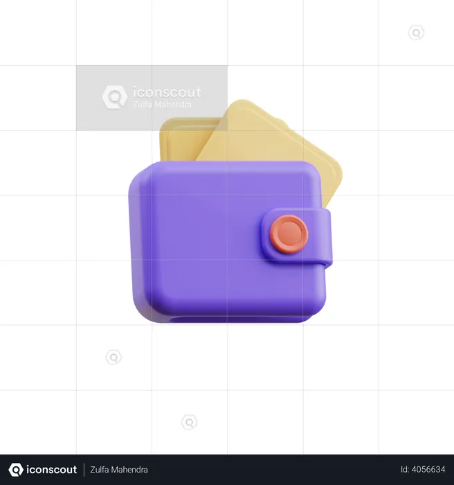 Wallet  3D Icon