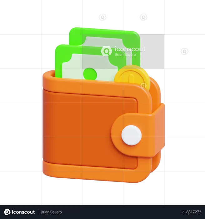 Wallet  3D Icon