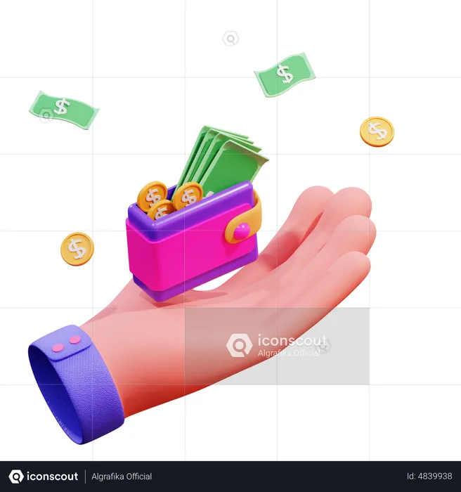 Wallet  3D Icon