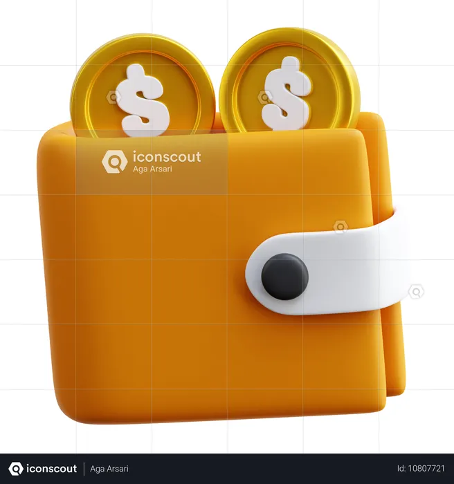 Wallet  3D Icon